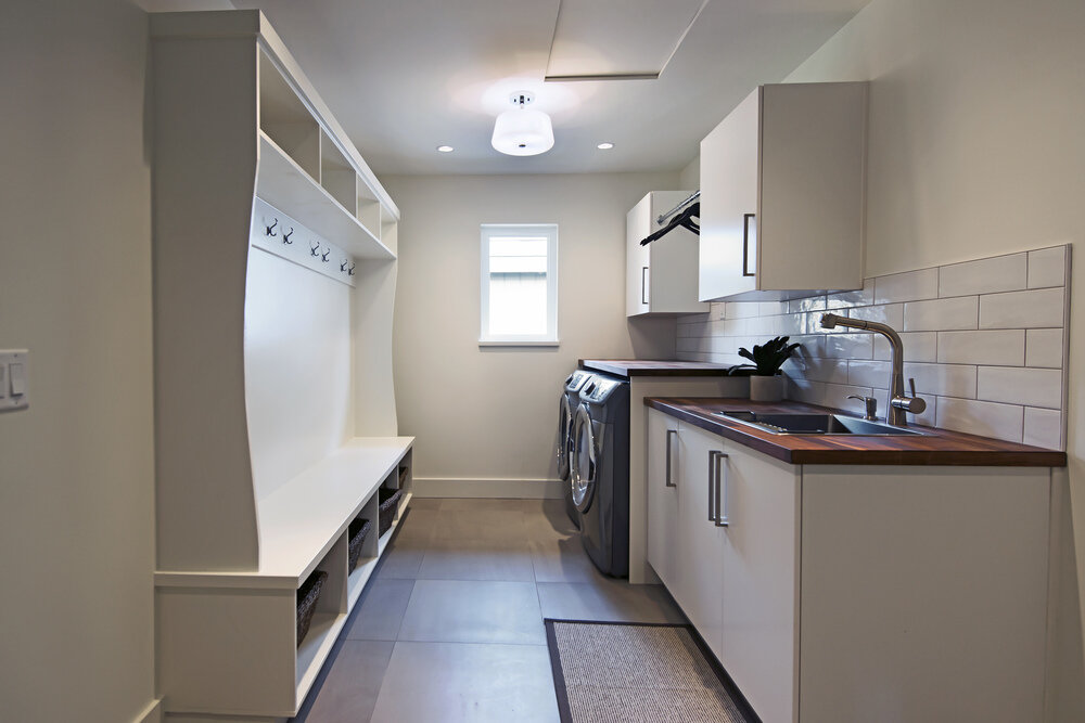 Dream laundry room in North Vancouver custom home